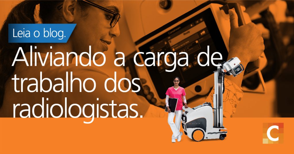 As características ergonômicas do DRX-Revolution podem ajudar o radiologista a reduzir lesões. 
As características ergonômicas do DRX-Revolution podem ajudar o radiologista a reduzir lesões. 