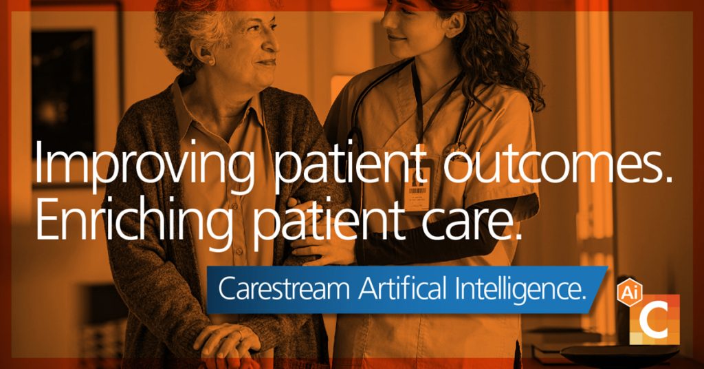 Carestream's use of AI provides better image quality for radiologists to make confident diagnosis. 