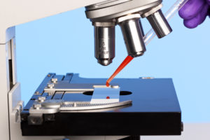 Blood-testing slides