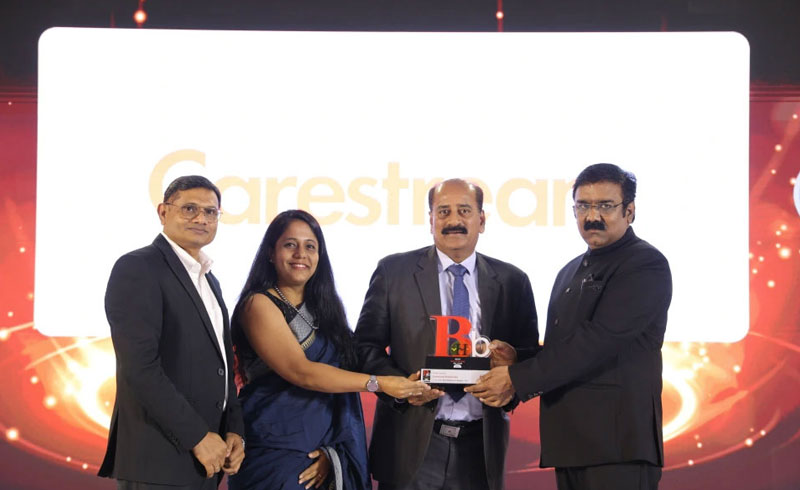 
Carestream récompensée parmi les Meilleures marques de santé en Inde