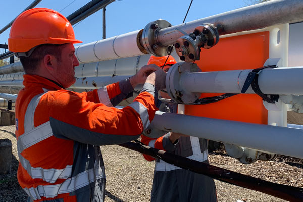 Radiographie NDT de pipeline