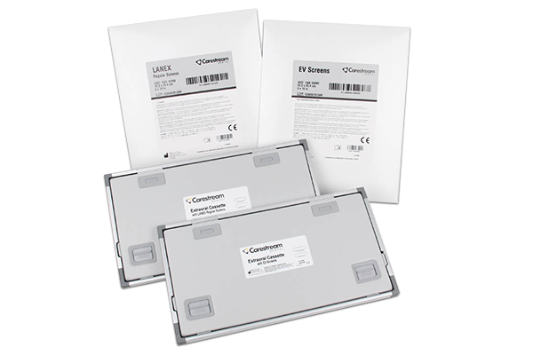 Écrans et cassettes dentaires