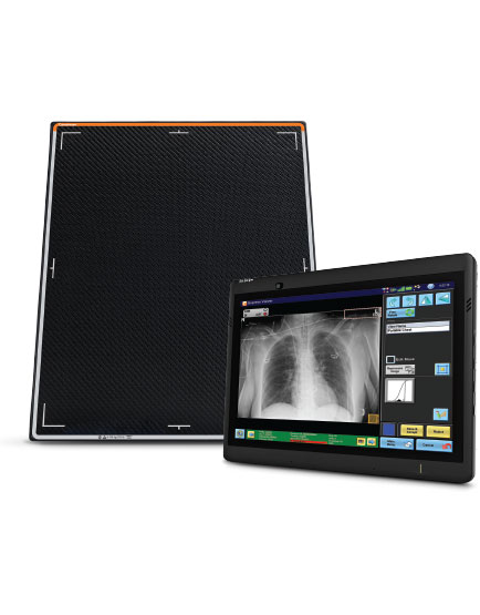 The DRX Transportable Lite Tablet and the DRX Detector
