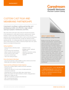 cast film, membrane casting