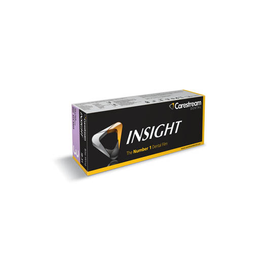 Paquetes de papel para aleta de mordida INSIGHT IB-31 Tamaño 3, 100 paquetes de películas sencillas