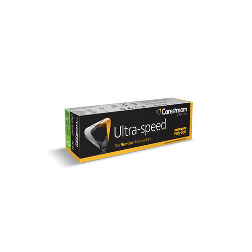 Films Ultra-speed DF-54 (sachets Super Poly-Soft) - Taille 0, 100 films simples par emballage